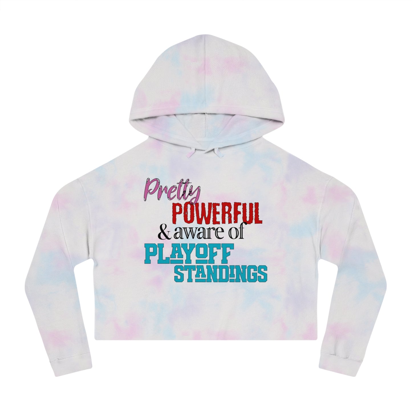 Pretty Powerful Women’s Cropped Hooded Sweatshirt