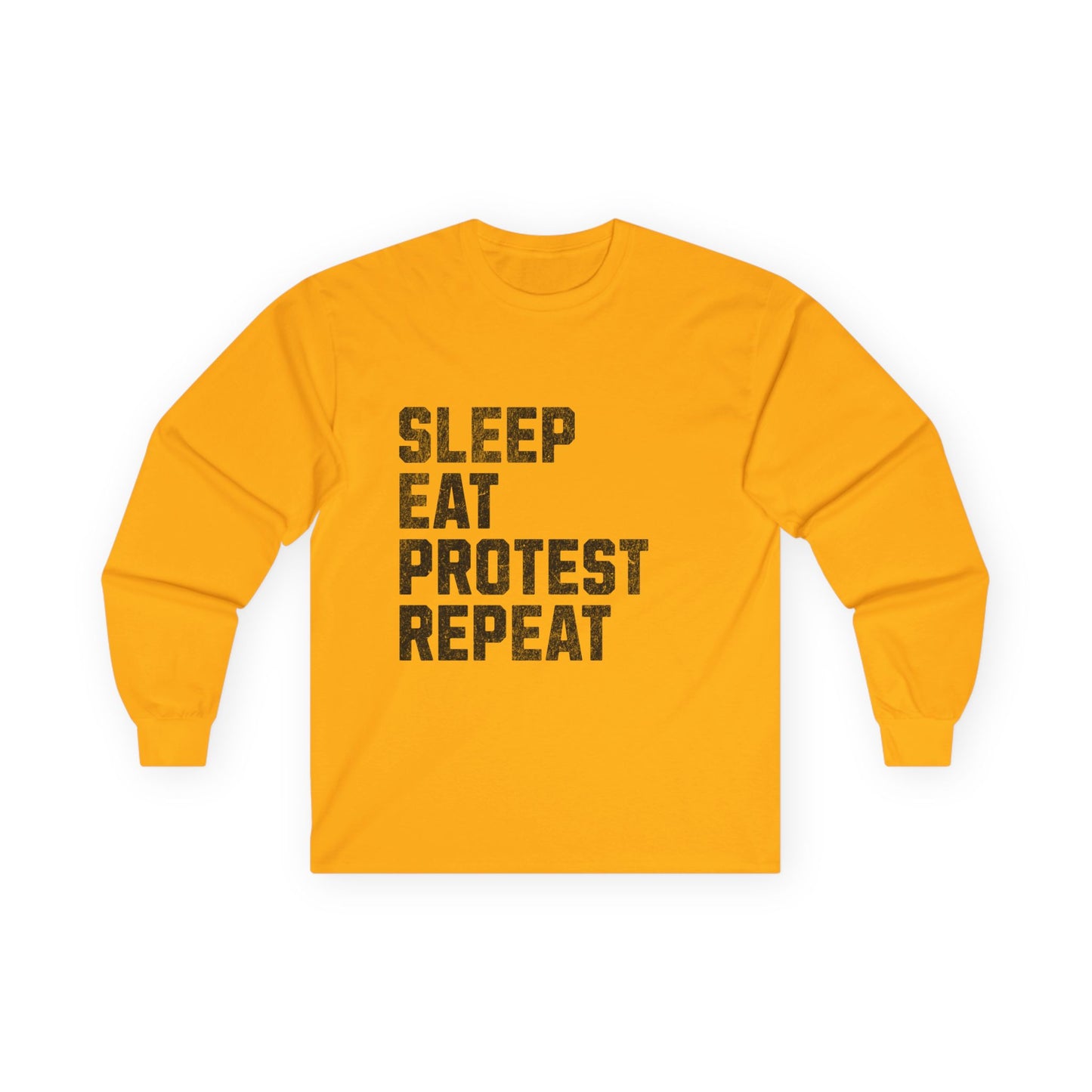 Sleep Eat Protest Repeat Unisex Ultra Cotton Long Sleeve Tee