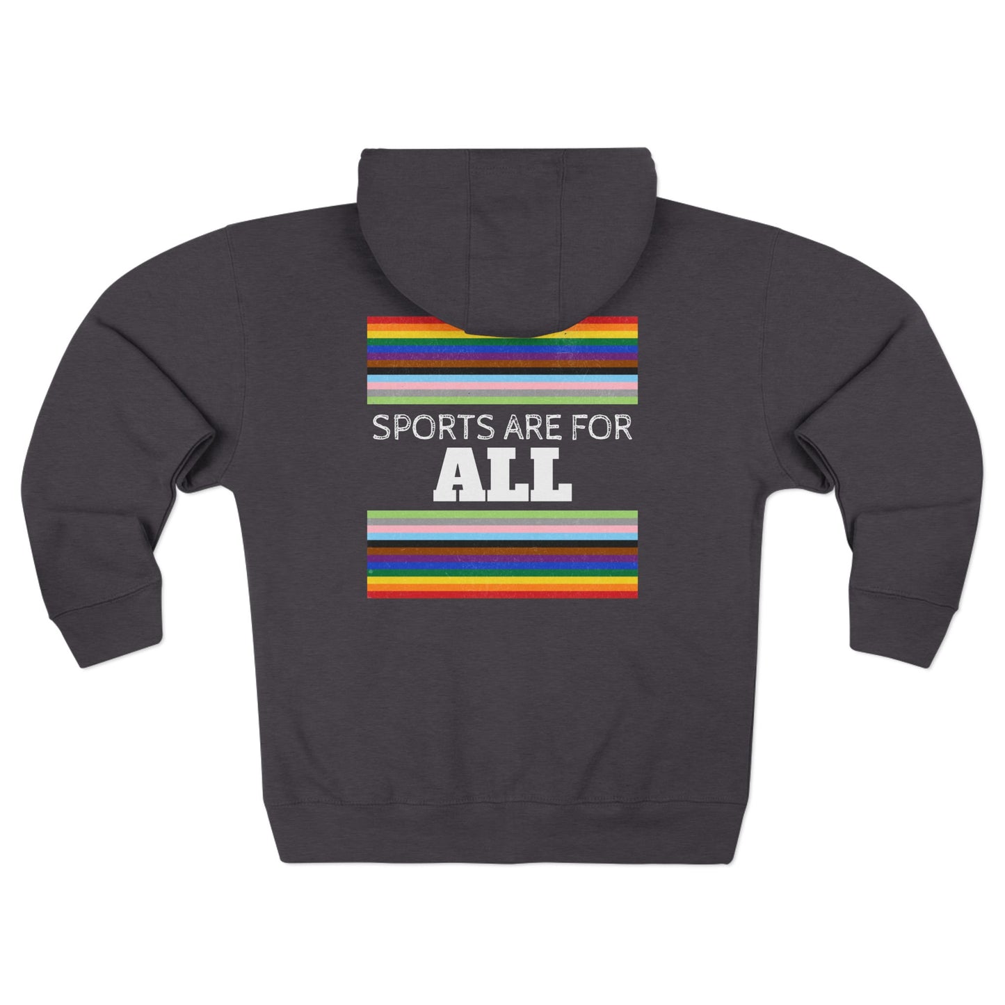 Sports Are For All Unisex Zip Hoodie