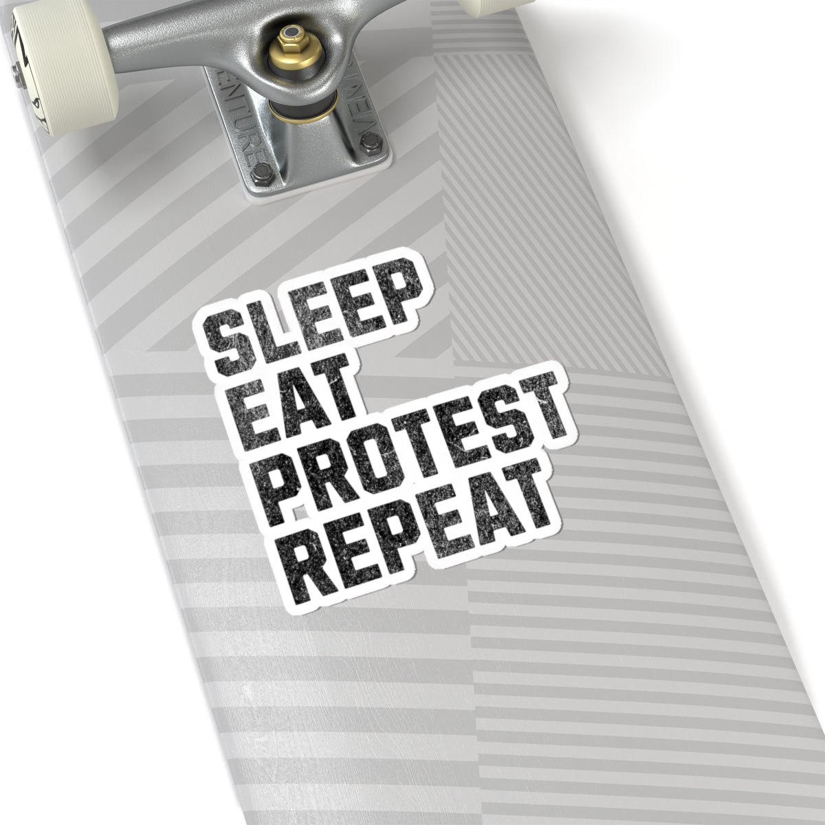 Sleep Eat Protest Repeat Kiss-Cut Stickers