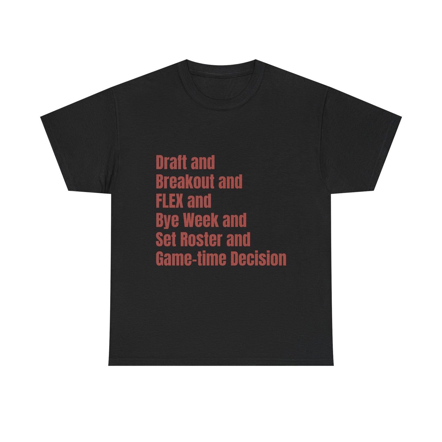 BGLFantasy Sports 6 Terms Unisex Heavy Cotton Short-Sleeve Tee